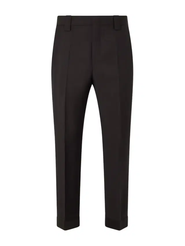 Versace Straight-Leg Wool and Mohair-Blend Trousers - Men