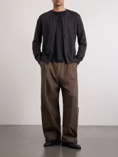Amomento Cotton-Blend Wide-Leg Trousers - Men | Thumbnail 2 Amomento Cotton-Blend Wide-Leg Trousers - Men | Thumbnail 2