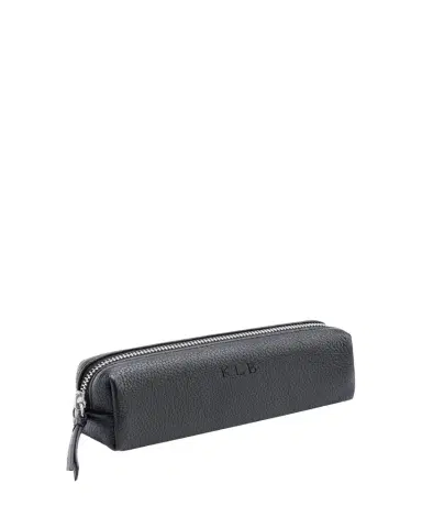 ROYCE New York Pebbled Leather Pencil Case, Personalized | Thumbnail 1