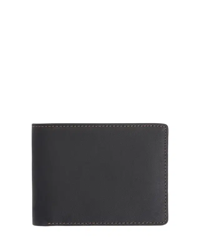 Royce New York Personalized Leather RFID-Blocking Trifold Wallet