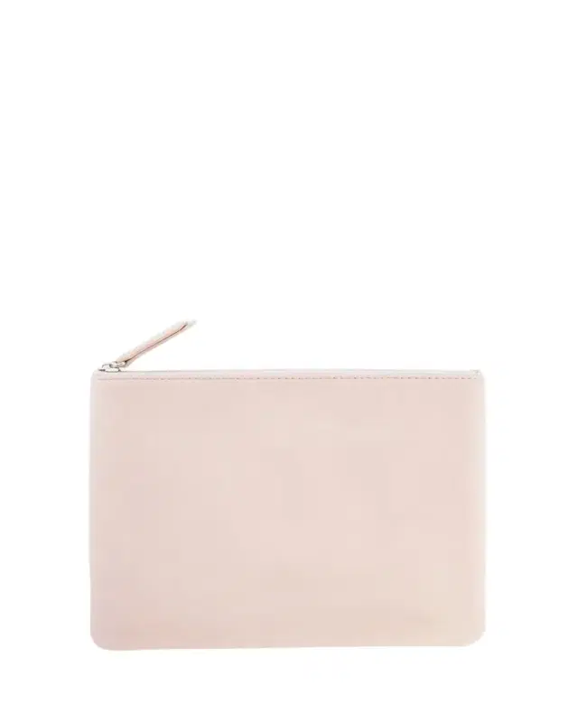 ROYCE New York Monogrammed Leather Zuppered Travel Organizer Pouch, Personalized