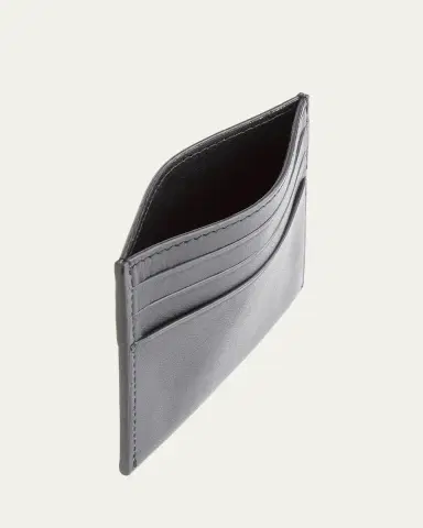 Royce New York Personalized Leather RFID Blocking Minimalist Card Case | Thumbnail 3