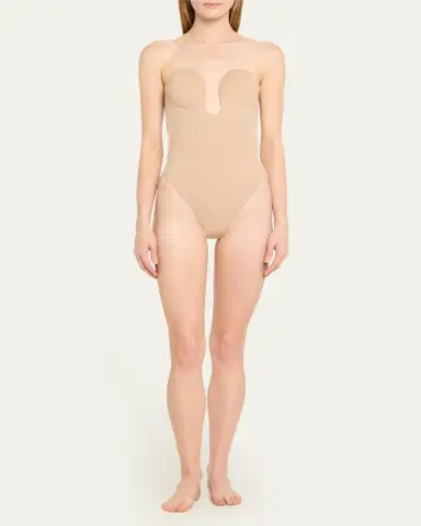 FASHION FORMS U-Plunge Backless Thong Bodysuit | Thumbnail 2