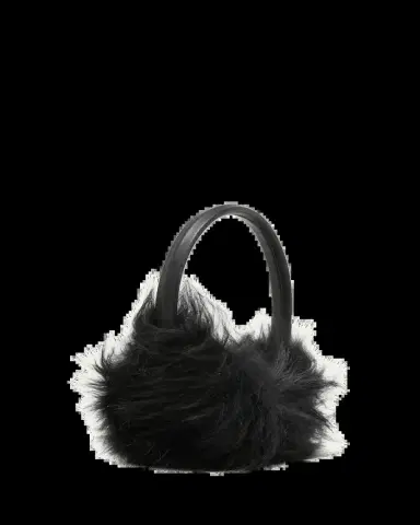 Yves Salomon Thick Leather & Cashmere Earmuffs | Thumbnail 2