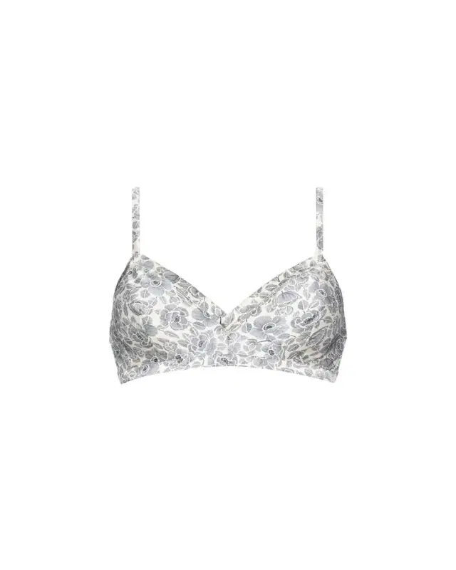 Eres Cueillette Floral-Print Triangle Bralette