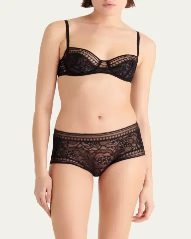 ERES Farandole Floral Lace Boyshorts | Thumbnail 2