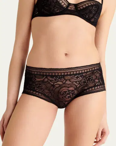 ERES Farandole Floral Lace Boyshorts | Thumbnail 4