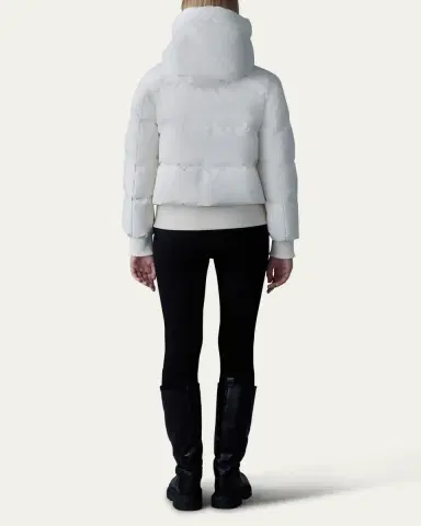 Mackage Nefi Nordic Tech Down Jacket with Hood | Thumbnail 3 Mackage Nefi Nordic Tech Down Jacket with Hood | Thumbnail 3