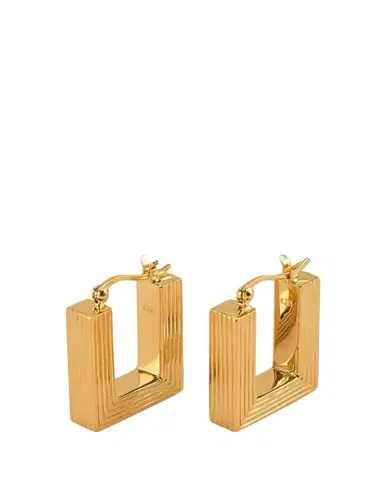 Gwen Beloti Lina Boxy Rectangle Hoop Earrings | Thumbnail 1
