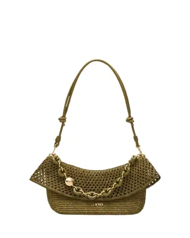 LOEWE x Paula's Ibiza Ola Small Shoulder Bag in Raffia and Leather | Thumbnail 1 LOEWE x Paula's Ibiza Ola Small Shoulder Bag in Raffia and Leather | Thumbnail 1