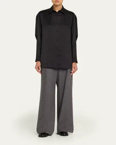 Moncler x EE72 by Edward Enninful Satin Shirt | Thumbnail 2