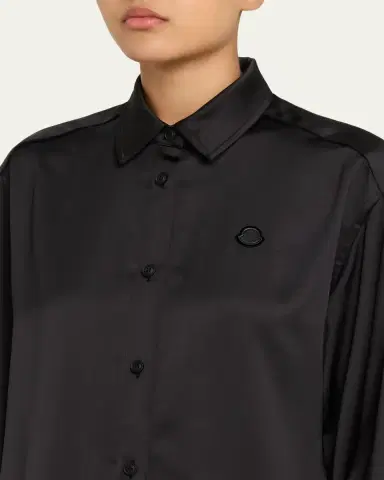 Moncler x EE72 by Edward Enninful Satin Shirt | Thumbnail 5