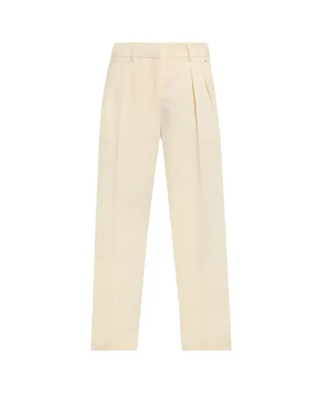Pleated Wide-Leg Cropped Trousers