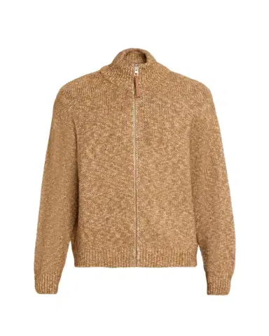 Loewe Men's Oversized Monogram Full-Zip Knit Cardigan | Thumbnail 1 Loewe Men's Oversized Monogram Full-Zip Knit Cardigan | Thumbnail 1