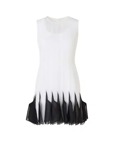 Akris Seamed Silk Organza Sleeveless Mini Dress | Thumbnail 1
