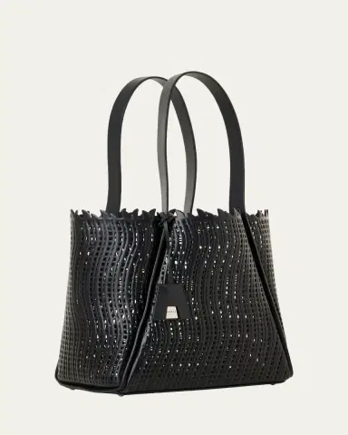 Akris Alex Medium Cutout Leather Tote Bag | Thumbnail 2 Akris Alex Medium Cutout Leather Tote Bag | Thumbnail 2