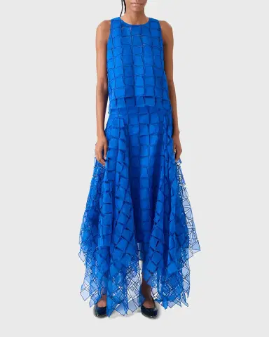 Akris Embroidered Organza Maxi Handkerchief Skirt | Thumbnail 6 Akris Embroidered Organza Maxi Handkerchief Skirt | Thumbnail 6