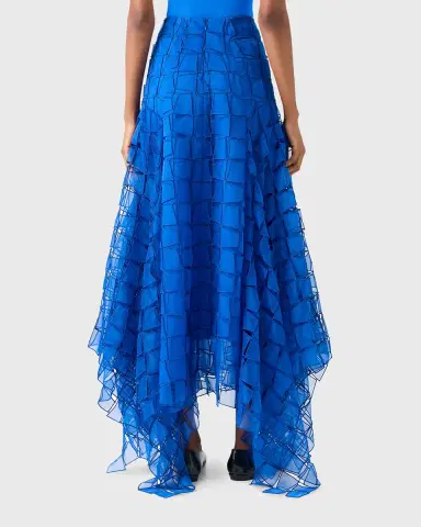 Akris Embroidered Organza Maxi Handkerchief Skirt | Thumbnail 7 Akris Embroidered Organza Maxi Handkerchief Skirt | Thumbnail 7