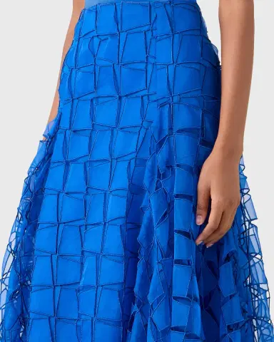 Akris Embroidered Organza Maxi Handkerchief Skirt | Thumbnail 9 Akris Embroidered Organza Maxi Handkerchief Skirt | Thumbnail 9