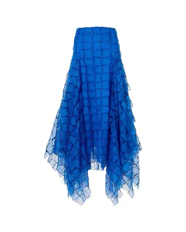 Akris Embroidered Organza Maxi Handkerchief Skirt | Thumbnail 1 Akris Embroidered Organza Maxi Handkerchief Skirt | Thumbnail 1