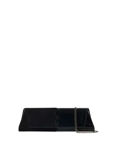Akris Anouk Small Leather & Suede Trapezoid Clutch Bag | Thumbnail 1 Akris Anouk Small Leather & Suede Trapezoid Clutch Bag | Thumbnail 1