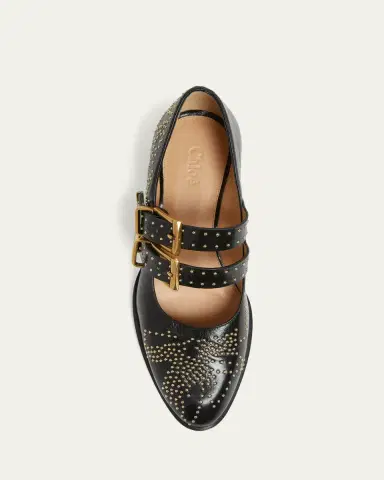Chloé Susan Studded Leather Mary Janes | Thumbnail 3