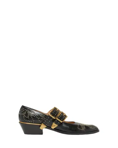 Chloé Susan Studded Leather Mary Janes | Thumbnail 4