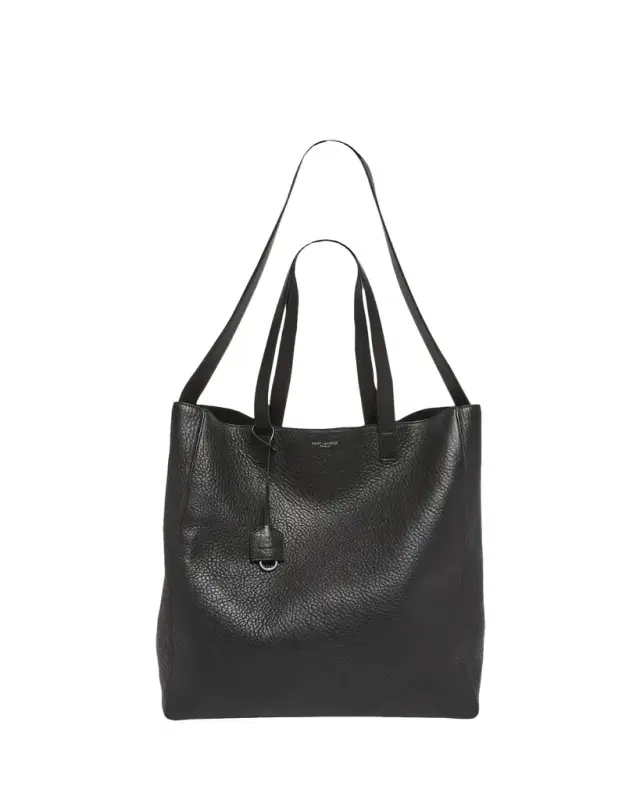 Saint Laurent Men's Large Leather Shopper Bag