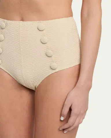 Lisa Marie Fernandez Seersucker Balconette Two-Piece Swimsuit | Thumbnail 4 Lisa Marie Fernandez Seersucker Balconette Two-Piece Swimsuit | Thumbnail 4