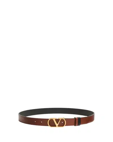 Valentino Garavani VLogo Signature Reversible Calfskin Belt, 30mm | Thumbnail 1