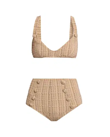 Lisa Marie Fernandez Magdalena Plaid Two-Piece Swimsuit | Thumbnail 1 Lisa Marie Fernandez Magdalena Plaid Two-Piece Swimsuit | Thumbnail 1
