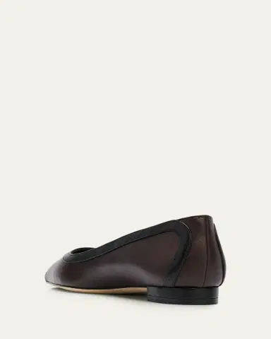 Manolo Blahnik Filotas Leather Ballerina Flats | Thumbnail 2