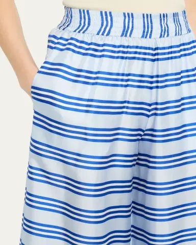 Rianna + Nina Wide-Leg Striped Silk Pants | Thumbnail 5 Rianna + Nina Wide-Leg Striped Silk Pants | Thumbnail 5