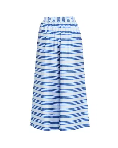 Rianna + Nina Wide-Leg Striped Silk Pants | Thumbnail 1 Rianna + Nina Wide-Leg Striped Silk Pants | Thumbnail 1