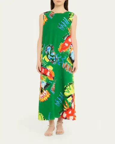Rianna + Nina Sleeveless Abstract-Print Maxi Dress | Thumbnail 2 Rianna + Nina Sleeveless Abstract-Print Maxi Dress | Thumbnail 2