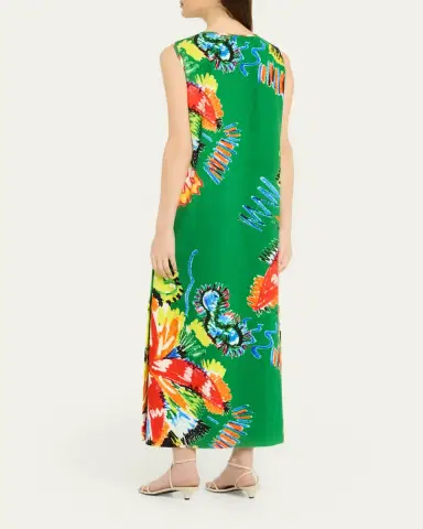 Rianna + Nina Sleeveless Abstract-Print Maxi Dress | Thumbnail 3 Rianna + Nina Sleeveless Abstract-Print Maxi Dress | Thumbnail 3
