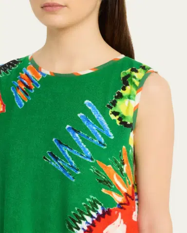 Rianna + Nina Sleeveless Abstract-Print Maxi Dress | Thumbnail 5 Rianna + Nina Sleeveless Abstract-Print Maxi Dress | Thumbnail 5