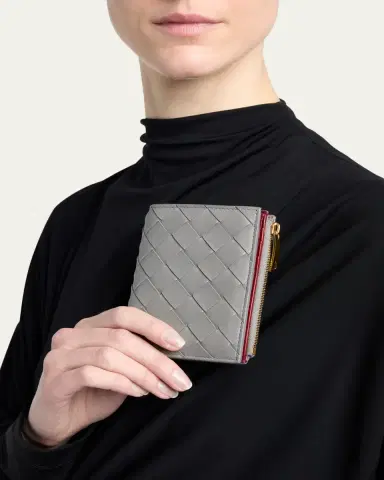 Bottega Veneta Small Bifold Leather Wallet | Thumbnail 2 Bottega Veneta Small Bifold Leather Wallet | Thumbnail 2