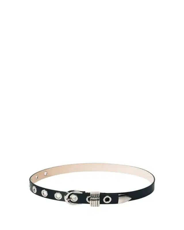 Hollyhock Rivet Leather Belt Hollyhock Rivet Leather Belt