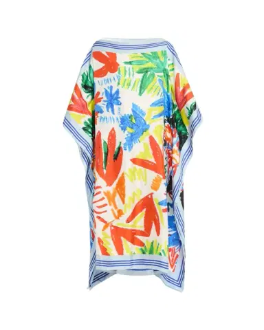 Rianna + Nina Tropica-Print Silk Maxi Caftan | Thumbnail 1 Rianna + Nina Tropica-Print Silk Maxi Caftan | Thumbnail 1