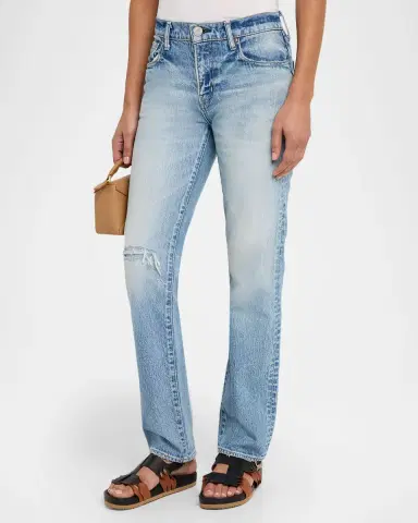 Moussy Vintage Deland Slim Straight Jeans | Thumbnail 8 Moussy Vintage Deland Slim Straight Jeans | Thumbnail 8