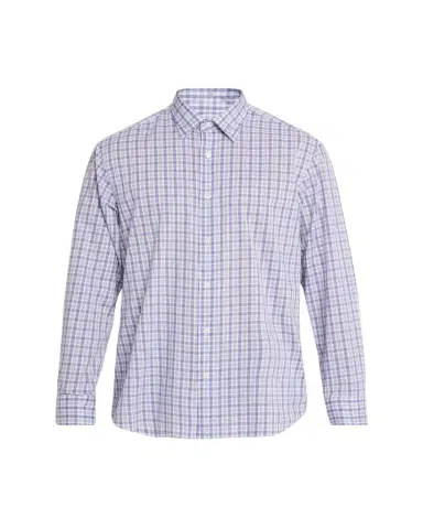 Brioni Men's Plaid Cotton Sport Shirt | Thumbnail 1 Brioni Men's Plaid Cotton Sport Shirt | Thumbnail 1