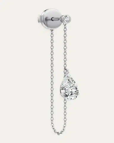 Unsaid Tear Lab-Grown Diamond Pure Drop Earrings | Thumbnail 2 Unsaid Tear Lab-Grown Diamond Pure Drop Earrings | Thumbnail 2