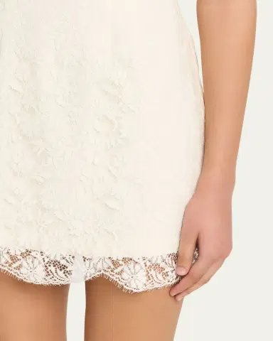 A.L.C. Eliana Strapless Lace Mini Dress | Thumbnail 5