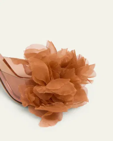 Gianvito Rossi 95mm Flower Plexi Mule Sandals | Thumbnail 3 Gianvito Rossi 95mm Flower Plexi Mule Sandals | Thumbnail 3
