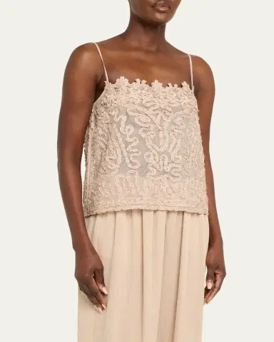 Kobi Halperin Giselle Square-Neck Ribbon Blouse | Thumbnail 4