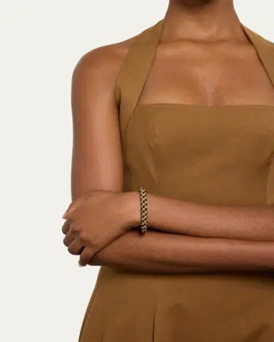 Meredith Frederick 14k Gold and Black Onyx Bead Bracelet | Thumbnail 2