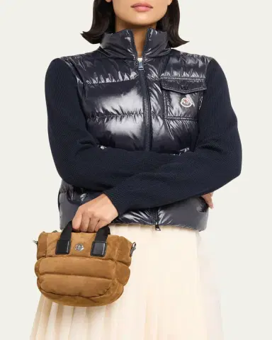 Moncler Caradoc Micro Suede Tote Bag | Thumbnail 2 Moncler Caradoc Micro Suede Tote Bag | Thumbnail 2