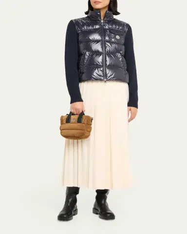 Moncler Caradoc Micro Suede Tote Bag | Thumbnail 4 Moncler Caradoc Micro Suede Tote Bag | Thumbnail 4