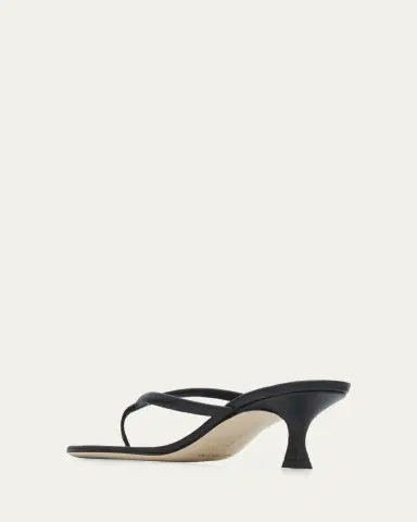 Manolo Blahnik 50mm Paterno Leather Thong Sandals | Thumbnail 2 Manolo Blahnik 50mm Paterno Leather Thong Sandals | Thumbnail 2